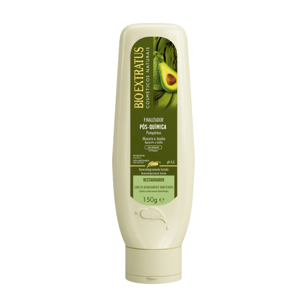 Frasco creme finalizador pós-química Bio Extratus com abacate e jojoba