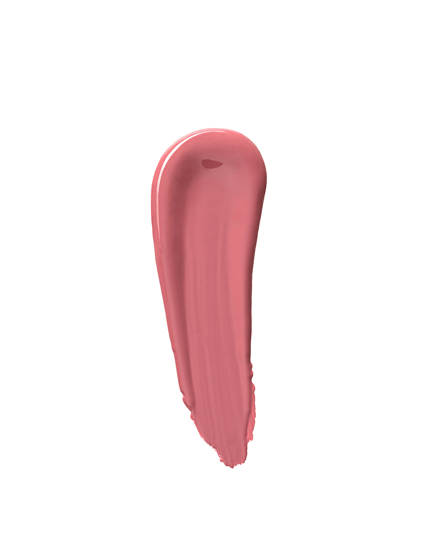 Amostra de batom rosa cremosa