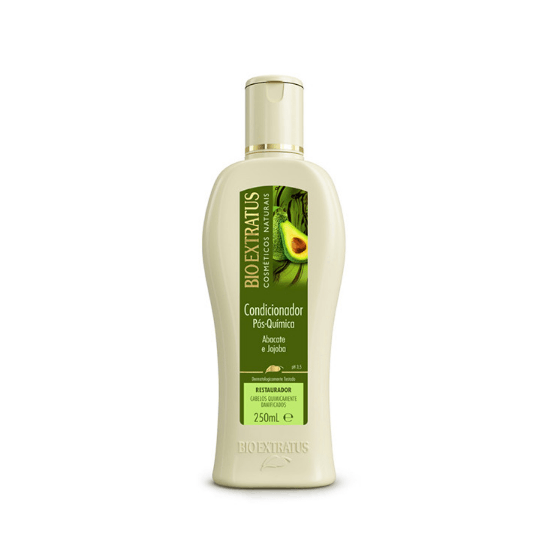 Condicionador Bio Extratus Pós-Química abacate e jojoba 250mL