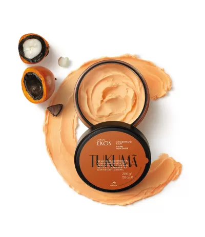 Creme corporal Natura Ekos Tukumã com frutos e creme laranja