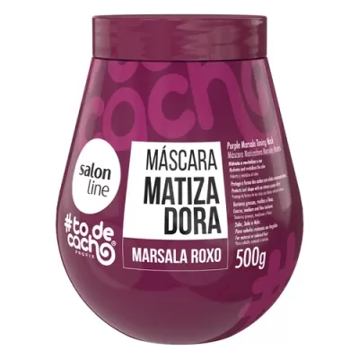 Máscara matizadora marsala roxo Salon Line 500g