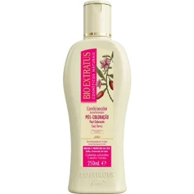 Frasco de condicionador Bio Extratus Pós-Coloração com 250ml