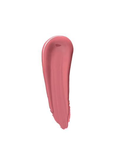 Amostra de batom rosa cremosa