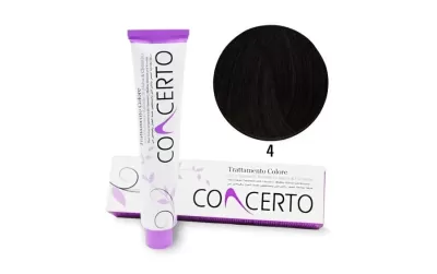 Tubo e caixa do produto CONCERTO para coloração capilar tom castanho escuro 4