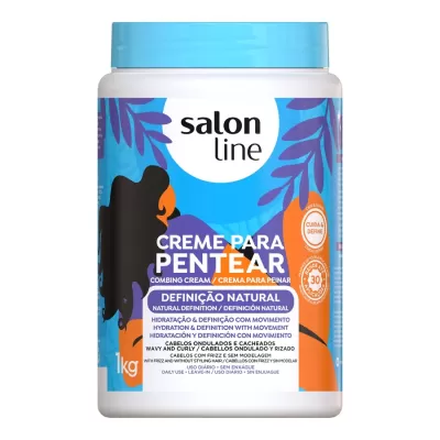 Pote creme para pentear Salon Line definição natural 1 kg