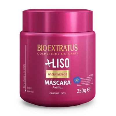 Máscara capilar antifrizz BIO EXTRATUS embalagem rosa