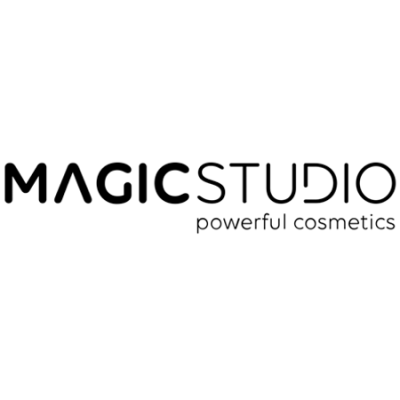 Logótipo MAGIC STUDIO powerful cosmetics em preto