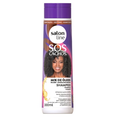 Shampoo Salon Line SOS Cachos Mix de Óleos 300ml