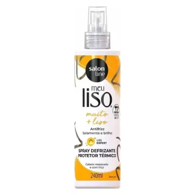 Spray defrizante protetor térmico meu liso muito + liso de Salon Line 240ml