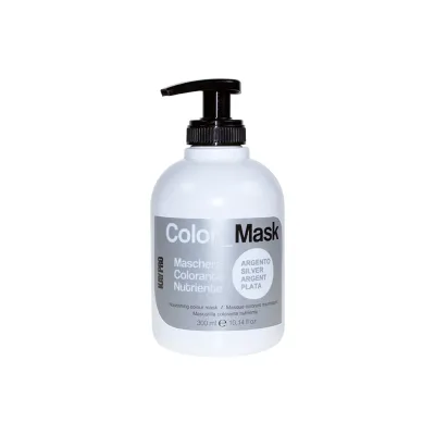 Frasco branco com tampa de bomba preta de máscara colorante para cabelo KAYPRO Color Mask
