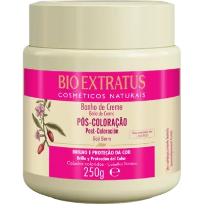 Pote creme capilar Bio Extratus Pós-Coloração Goji Berry 250g