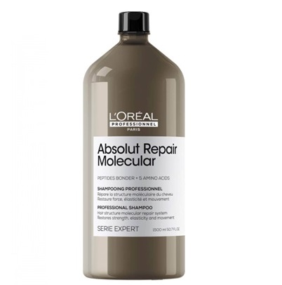 Shampoo Absolut Repair Molecular Loreal Serie Expert 1500ml Frasco de champô LOréal Absolut Repair Molecular clássico
