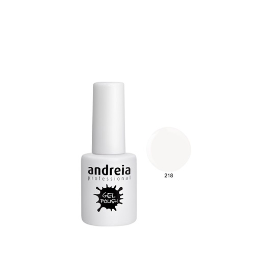 Verniz Gel Polish Andreia 10.5ml - 218 Verniz gel branco Andreia Professional nº 218