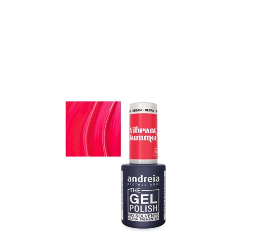 Verniz The Gel Polish Andreia 10.5ml - VS4 Verniz de gel para unhas vermelho vibrante Andreia professional