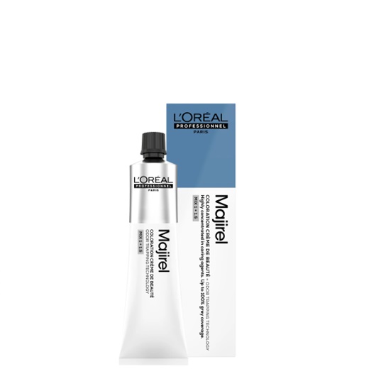 Coloração Dia Color Loreal tubo 60ml - 7.1 Tubo de tinta de cabelo L'Oréal Majirel com embalagem azul e branca