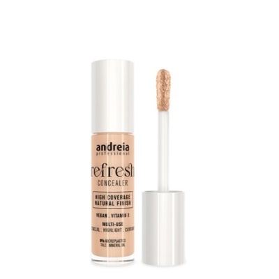 Corrector líquido Andreia Professional Refresh Concealer com aplicador tipo gloss cor bege