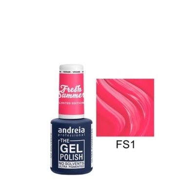Esmalte de verniz gel Andreia Professional rosa FS1