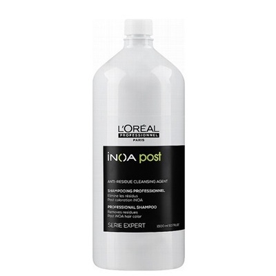 Frasco branco de shampoo LOréal INOA post