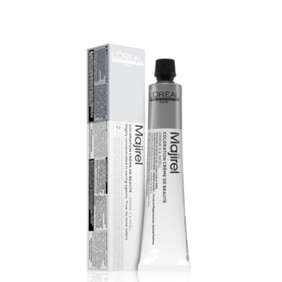 Tubo e caixa de coloração para cabelo Majirel da L'Oréal Paris