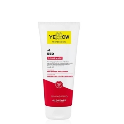 Máscara capilar Yellow Professional tubo branco e vermelho 200 ml