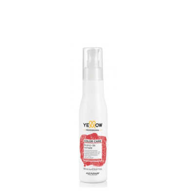 Frasco branco de sérum leave-in para cuidados de cor da marca YELLOW PROFESSIONAL