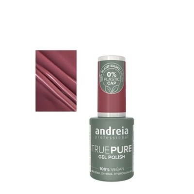 Verniz gel Andreia Professional True Pure vermelho vinho com selo de tampa sem plástico