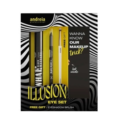 Conjunto de maquilhagem Andreia Professional Illusion Eye Set com delineador, lápis e pincel