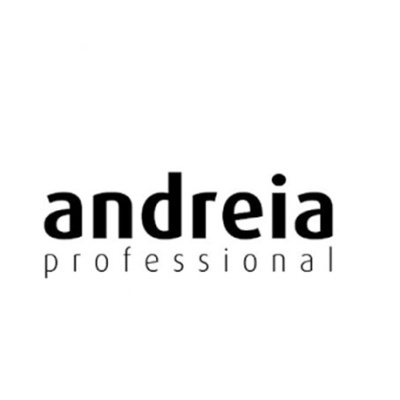 Logótipo 'andreia professional' em letras pretas