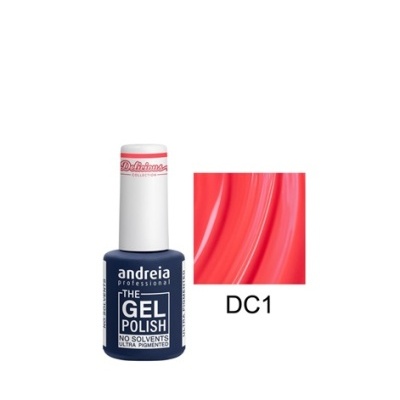 Frasco de verniz gel para unhas DC1 vermelho da andreia professional