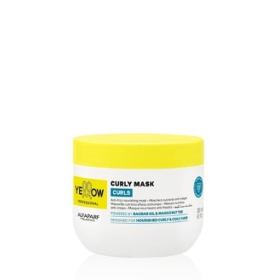 Máscara capilar Alfaparf Yellow Professional Curly Mask para cabelos encaracolados