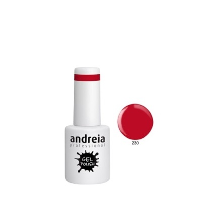 Verniz gel unguento Andreia Professional branco e vermelho, cor 230