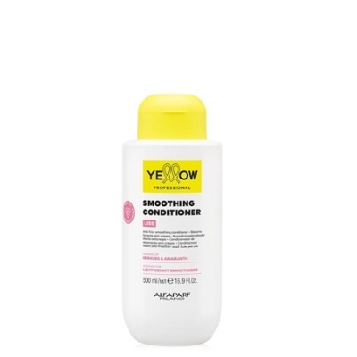 Condicionador Smoothing Yellow Professional branco com tampa amarela