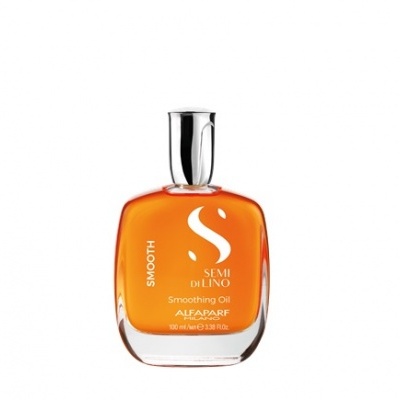 Frasco de óleo alisador âmbar com tampa prateada