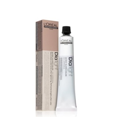 Tubo e embalagem do produto para coloração de cabelo L'Oréal DiaLight