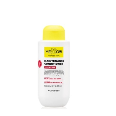 Condicionador Yellow Professional Maintenance com tampa amarela e frasco branco