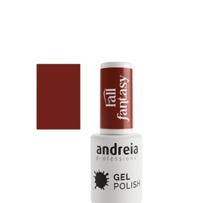 frasco de verniz gel castanho escuro Andreia