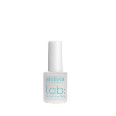 Frasco branco de verniz para unhas Andreia Professional lab: repair complex