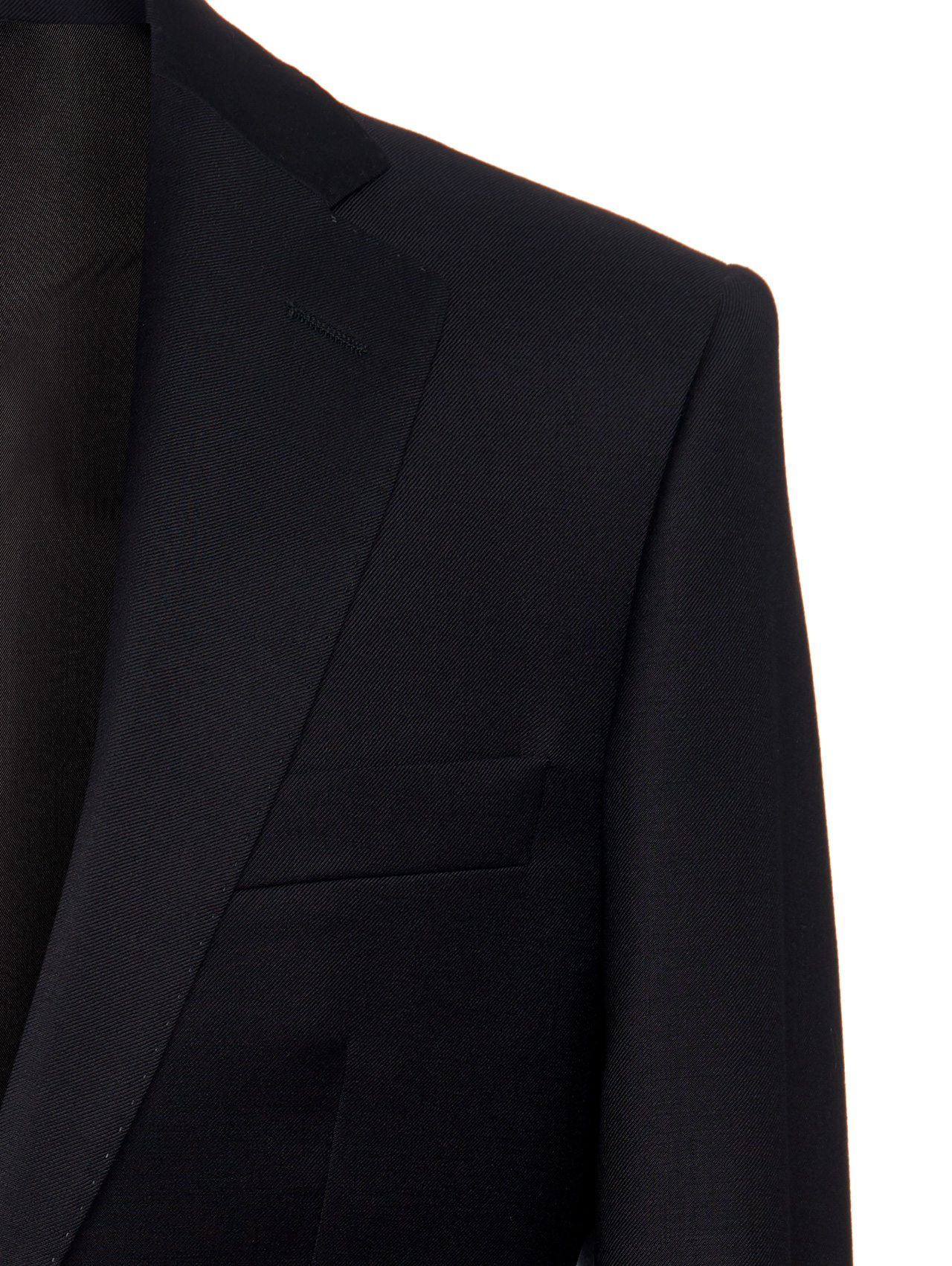 Marca- Mister Man Fato 2 botões Preto Blazer preto feminino com lapela e bolso no peito