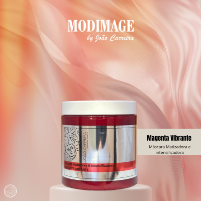 Frasco de creme vermelho com tampa branca e rótulo prateado e vermelho