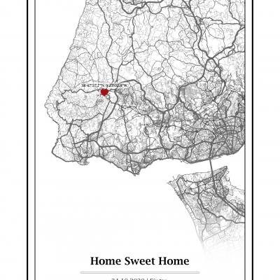 Mapa Personalizado de Cidade - Classic Map