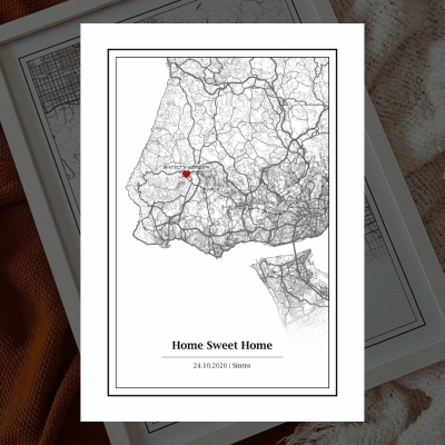 Mapa Personalizado de Cidade - Classic Map