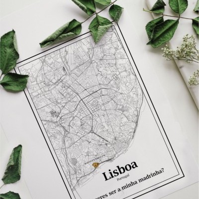 Mapa Personalizado de Cidade - Classic Map
