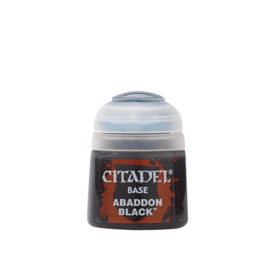 Frasco pequeno de tinta Citadel Base Abaddon Black