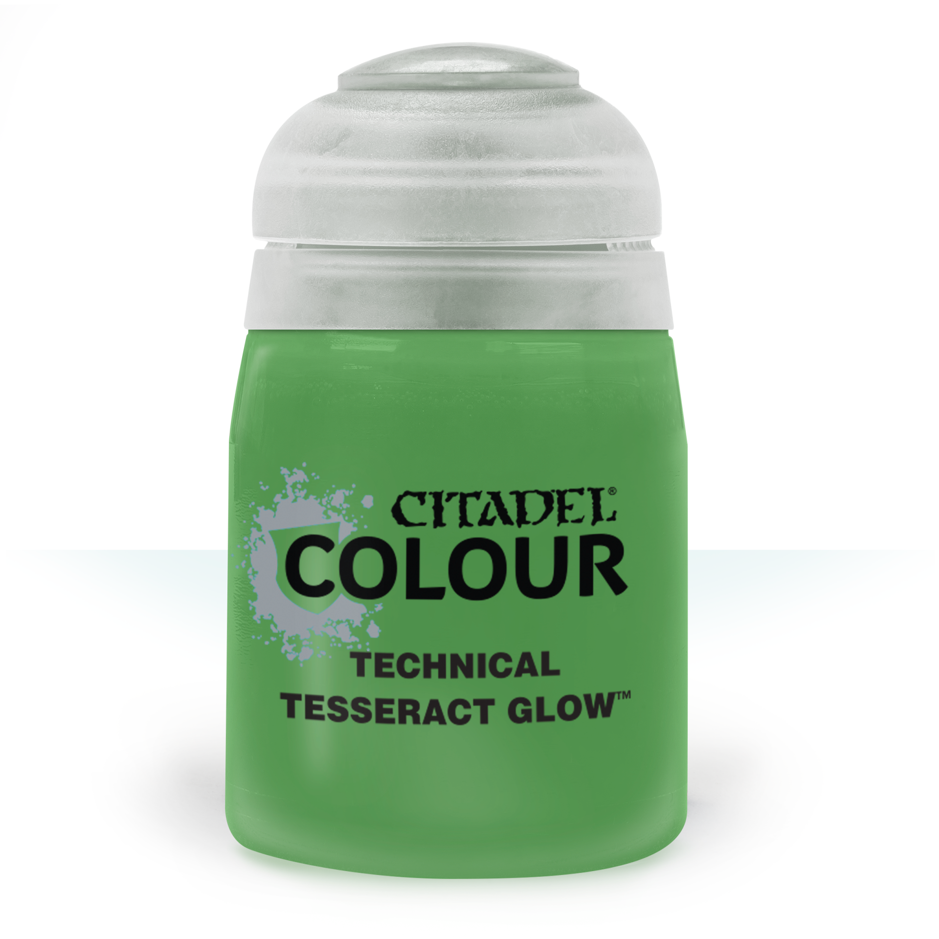 Jar of Citadel Colour Technical Tesseract Glow paint