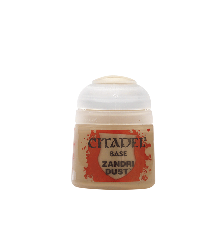 Citadel Base Zandri Dust paint pot with translucent lid