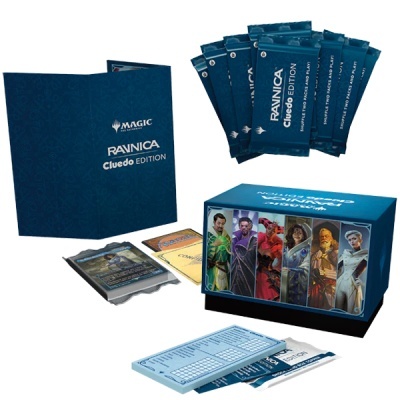 Conjunto de cartas e acessórios para jogo MAGIC RAVNICA Cluedo EDITION