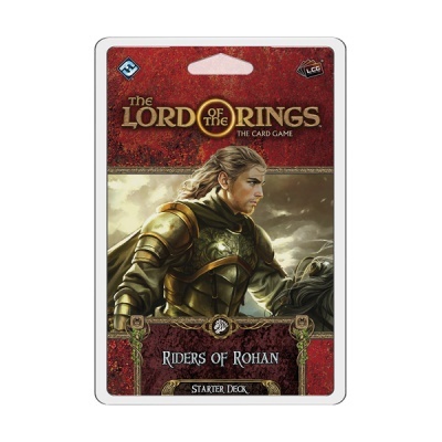 Embalagem do jogo de cartas The Lord of the Rings Riders of Rohan