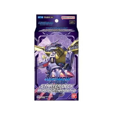 Caixa de Starter Deck Digimon Card Game Wolf of Friendship