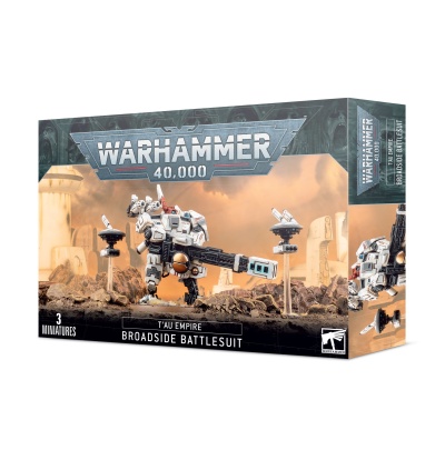 Caixa de miniaturas Warhammer 40,000 T'AU Empire Broadside Battlesuit