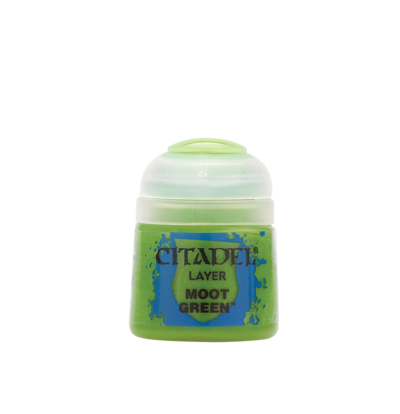 Citadel Layer MOOT GREEN paint pot with frosted cap
